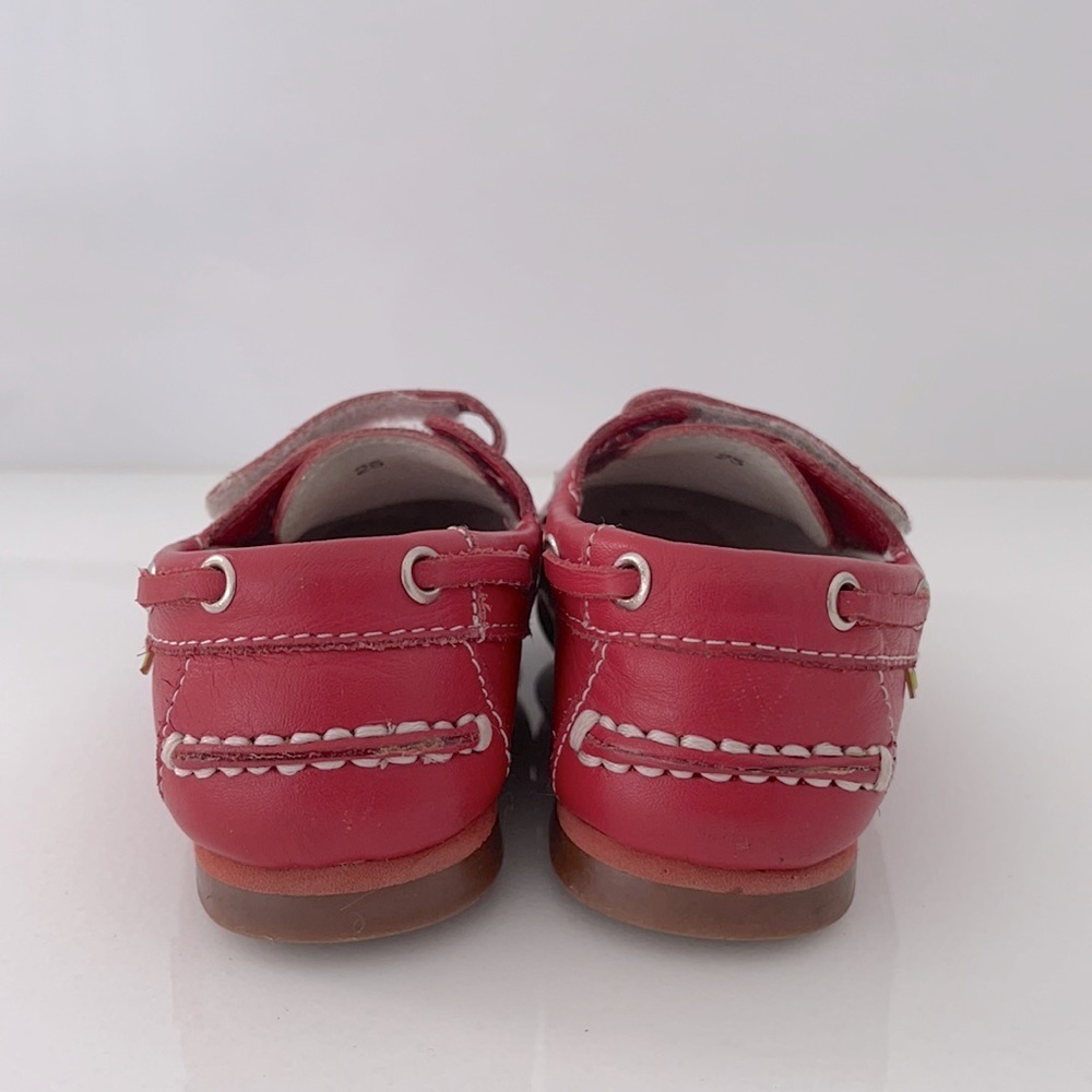 Marine W.A.G. Boys Red Moccasins Size 25 - Picture 5 of 9